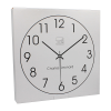 CLI 12" Quartz Wall Clock Analog - Quartz - White Main Dial - Black/Plastic Case