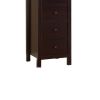 Transitional Espresso Compact Design 5-Drawer Chest Bedroom / Small Living Space Chest of drawers