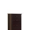 Transitional Espresso Compact Design 5-Drawer Chest Bedroom / Small Living Space Chest of drawers