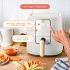 3 Qt Air Fryer with TurboCrisp Technology, White Icing by Drew Barrymore