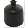 The Novogratz 12" Black Glass Vase