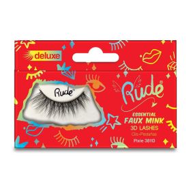 RUDE Essential Faux Mink Deluxe 3D Lashes (Color: Pixie)