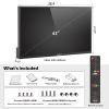 SYLVOX Outdoor TV Partial Sun 1000 Nits 4K LED Waterproof TV Anti Glare Outdoor Smart TV (Deck Series)