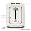 2-Slice Toaster with Touch-Activated Display, White Icing by Drew Barrymore